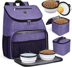 Free sample Pet Travel <b>Bag</b> Includes Dog Travel Accessories 2-Pack Travel <b>Bowls</b> for Dogs, 2 Dog Food Containers - Product Image 1
