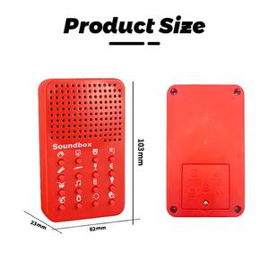 Caja de Sonidos Cuadrada con 16 Efectos de Sonido para Bromas de Halloween, Cambiador de Voz Fácil de Presionar con Modos de Sonido de Risa y Divertidos - Product Image 4