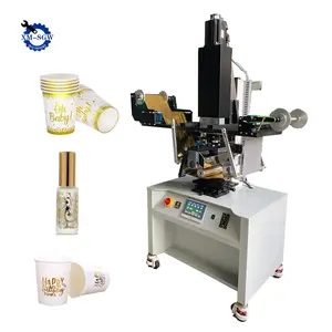 Popular Pneumatic Tape Big Cylindrical Jars Tyre Pen Hot Stamping Machine With Foil Air Pressure Spare Part