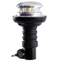 Feu de signalisation LED ECE R65 R10 36W 12V 24V, flexible à fixation par broche, balise d'avertissement d'urgence clignotante pour tracteur et excavatrice lourde