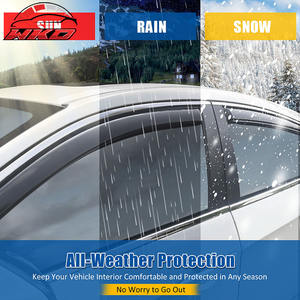 Déflecteurs de vitres latérales pour Hyundai Elantra berline 11-16, à installer dans le canal de la vitre - Product Image 6