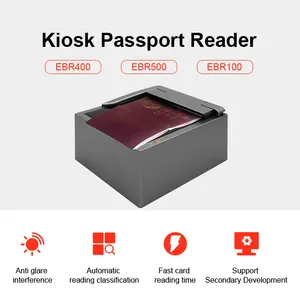 OCR Kiosk Smart Scanner Automatic Passport ID Card Reader For Access Control System