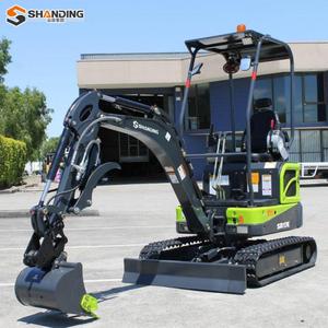 Mini excavadora diésel de 1.2 toneladas SHANDING al por mayor de fábrica, mini excavadora agrícola con cabina y motor Kubota, mini pelle. - Product Image 3