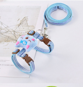 Stok baru set tali dan kekang kucing kucing dapat disesuaikan anti pelarian - Product Image 4