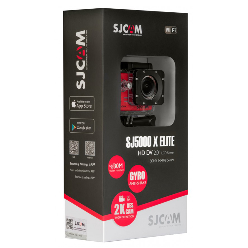 SJCAM SJ5000X エリート ジャイロ アクションカメラ WiFi 4K 24fps 2K