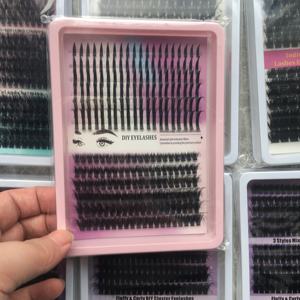 Extensions de cils en gros, cils faciles à éventailer, C CC D DD L LC <span class=keywords><strong>LD</strong></span> M synthétiques, meilleure qualité, cils épanouis - Product Image 4