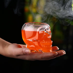 卸売りバークリエイティブ80ml 150ml 350ml,鉛フリーの人間の骨格型ガラスカップショットグラス - Product Image 6