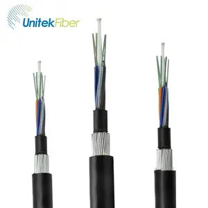 Conduit aérien utiliser GYFTY33 câble à fibre optique 100 mètres bon prix câble à fibre optique 72/96/144/288 noyau câble à fibre optique g652d