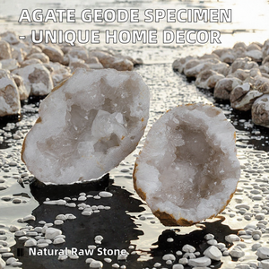 Authentique géode d'agate naturelle Unique spécimen de roche <span class=keywords><strong>marocaine</strong></span> pierre brute pour <span class=keywords><strong>la</strong></span> décoration intérieure cadeaux de vacances affichage de cristaux authentiques - Product Image 4
