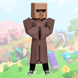 Disfraz de Aldeano de Minecraft Jiedi para Niños, Conjunto Verde, Morado y Marrón, Disfraz de Halloween, Cosplay, Juego de Roles - Product Image 2