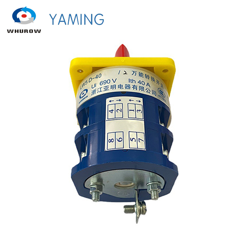 LW5 Electric 3 Position Manual Changeover Cam Switch 40A 690V