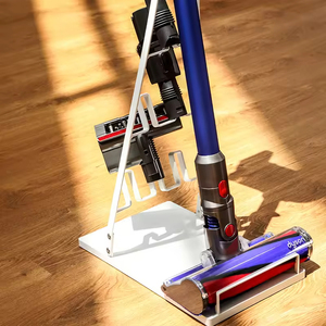 Support de <span class=keywords><strong>rangement</strong></span> pour <span class=keywords><strong>aspirateur</strong></span> sans fil, support de sol sans perçage, organisateur de câbles pour <span class=keywords><strong>balai</strong></span> électrique portatif - Product Image 5