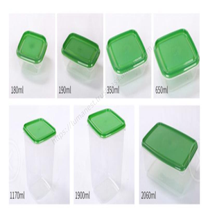 Juego de 17 Recipientes Transparentes para Almacenamiento de Alimentos LYT272, Recipientes Herméticos para Granos y Frijoles, Organizador de Alimentos para Refrigerador - Product Image 3