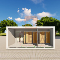 Cbox Toilettes mobiles préfabriquées en conteneur, portables, autoportantes, pour stockage public, nettoyables, unisexe, en EPS, pour extérieur