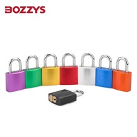 Cadenas de sécurité en aluminium solide à manille en acier inoxydable de 20mm avec clé principale Lockout industriel-Tagout personnalisé coloré