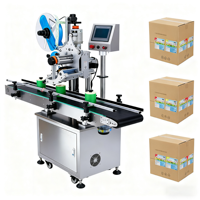 Machine d'étiquetage automatique à haute efficacité pour surfaces planes, écran tactile pour bouteilles, cartons en verre, sacs, boîtes pour aliments, cosmétiques
