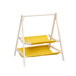 Cama Colgante para Gatos de Madera Maciza, Desmontable, para Gatos, Perros y Conejos, Uso Interior y Exterior - Product Image 4