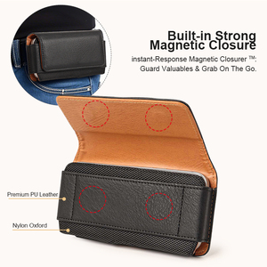 Sac banane de luxe en cuir PU <span class=keywords><strong>pour</strong></span> homme, étui portefeuille <span class=keywords><strong>pour</strong></span> <span class=keywords><strong>téléphone</strong></span> <span class=keywords><strong>portable</strong></span> - Product Image 5