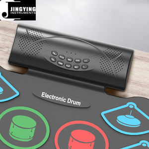 Batería enrollable USB MIDI, Kit de tambor eléctrico, OEM Logo edron con auriculares, novedad de 2023 - Product Image 6