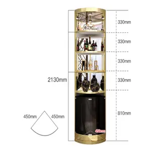 في الأسهم بسيطة تصميم شريط خزانة مشروبات خزانة الزجاج خزانة مشروبات الأثاث