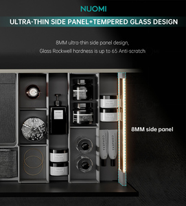 Nuomi Glass undermount Tủ Ngăn Kéo hộp mềm đóng đồ nội thất phần cứng Heavy Duty dưới dưới núi Ngăn kéo trượt cho nhà bếp - Product Image 5
