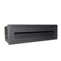 Applique murale LED intérieure/extérieure, éclairage d'angle encastré en aluminium 6W pour couloir et escalier, vente en gros directe usine