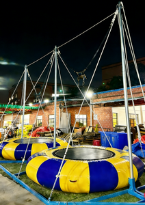 EASYFUN <span class=keywords><strong>Prix</strong></span> abordable Manège de parc <span class=keywords><strong>d</strong></span>'attractions et de foire, Trampoline Euro Bungee à saut 4-en-1 à vendre - Product Image 6