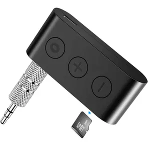 BT5.0 Bluetooth alıcısı araç kiti müzik Aux ses 3.5mm aux araba bluetooth kablosuz ses alıcısı