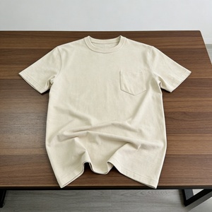 T-shirt da uomo in cotone slub personalizzabile Yingtenidi <span class=keywords><strong>con</strong></span> stampa, 100% cotone, sostenibile ed ecologico, <span class=keywords><strong>con</strong></span> <span class=keywords><strong>taschino</strong></span> - Product Image 4