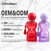 Flacon de parfum en verre rechargeable vide de 30 ml avec bouchon à vis, conteneur cosmétique en gros