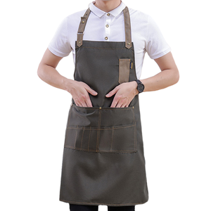 Grembiule Da Cucina In Tela Con Tasche - Regolabile, Unisex Per Casa, BBQ, Giardino - Foto 4