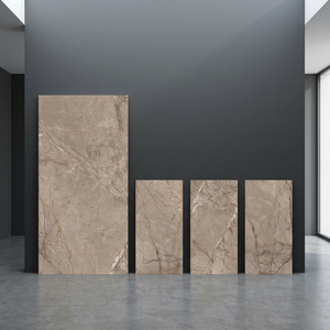 Traventino Beige 800x1600mm Glossy Porcelain Floor Wall <b>Tiles</b> Luxury Marble Design - Product Image 6