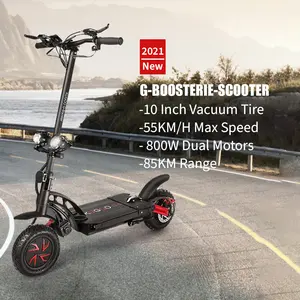 Kugoo scooter elétrico G-BOOSTER 1600w, scooter elétrico uso comercial da ue, fora da estrada, longo alcance, 65km de resistência