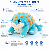 Juguete de Peluche con Relleno de Algodón PP Súper Suave - Dinosaurio, Regalo de Cumpleaños y Aniversario para Niños y Adolescentes