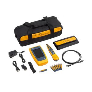 Kit de test de câbles réseau Fluke Networks LinkIQ, analyseur Ethernet, écran LCD 4,3 pouces, alimenté par batterie, jaune - Product Image 1