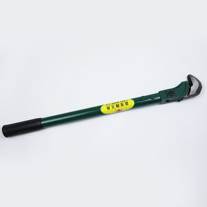 Clé à tuyau Lan Bao Lu 600 mm réglable à mâchoires dentelées en acier au chrome-vanadium de qualité industrielle métrique - Product Image 2