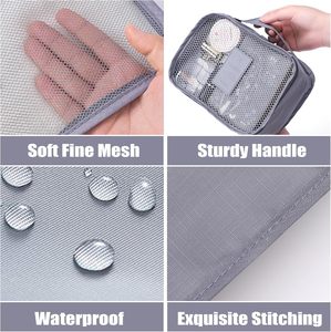 <span class=keywords><strong>Set</strong></span> di 6 Cubi Organizzatori da Viaggio con Chiusura a Cerniera, Riutilizzabili e Leggeri, <span class=keywords><strong>per</strong></span> Valigie e Borse da Viaggio - Product Image 6