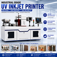 New BNM-JDJ01 Industrial UV Inkjet Printer Roll Roll 120m/min Automatic for Label Film Packaging Barcode QR Code Printing System