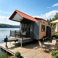 Maison préfabriquée miniature, caravane, camping-car, remorque de voyage