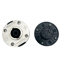 Prise XLR femelle professionnelle à 4 broches pour amplificateur audio, modèle XLR Ohm, en métal, fabriquée au Guangdong