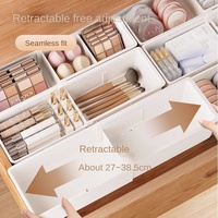 Caja Organizadora YX28 con Cajones y Compartimentos Retráctiles Integrados para Cosméticos, Lápices Labiales, Snacks y Artículos Desechables