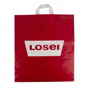 Bolsas de Plástico Personalizadas para Compras, Bolsa de PE Reciclable con Asa - Product Image 1