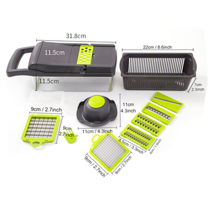 Dụng Cụ Nhà Bếp Đa Năng Phụ Kiện 12 Cái Dụng Cụ Thái Lát Hành Tây Thái Lát Khoai Tây Dụng Cụ Bóc Vỏ Julienne Dụng Cụ Thái Rau - Product Image 6