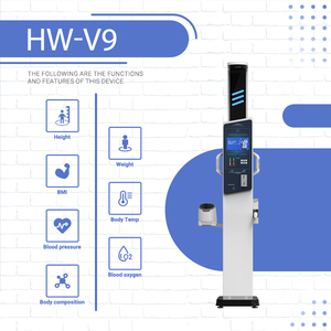 Báscula Médica/Personal Automática LEKA HW-V9 que Funciona con Monedas, Mide Altura/Peso/Grasa/<span class=keywords><strong>IMC</strong></span> con Precisión de 0.1 kg, Impresora Térmica, Interfaz RS232 - Product Image 2