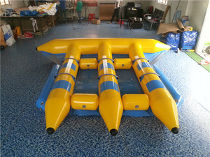 Jouets gonflables de sports aquatiques, jouets de drag, bateau de poisson volant <span class=keywords><strong>gonflable</strong></span> <span class=keywords><strong>6</strong></span> <span class=keywords><strong>personnes</strong></span> poisson volant - Product Image 3