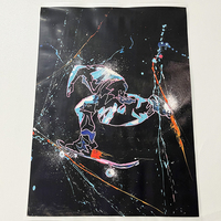 Autocollant de logo personnalisé en vinyle thermocollant pour vêtements, impression par transfert thermique, lavable, sans étiquette, haute élasticité, 39x54cm, vente en gros