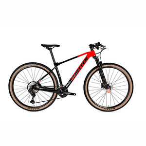 Vélo de montagne Predatorpro 26x2.6, cadre en carbone, fourche à suspension, freins à disque doubles, vélo de trail XC unisexe pour adultes - Product Image 5