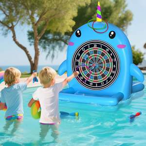Material de PVC EN71, duradero, inflable, resistente, para juegos acuáticos, flotadores para piscina, playa, patio, juegos al aire libre para niños. - Product Image 1