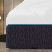 Matelas en mousse haute densité OEM ODM dans la boîte de commande en ligne Matelas hybride de refroidissement Matelas à ressort ensaché en mousse à mémoire de forme en gel de latex