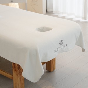 White Crystal Velvet Beauty <strong>Massage</strong> Table Sheet Facial <strong>Bed</strong> <strong>Cover</strong> With Face Hole Salon Sheets SPA <strong>Massage</strong> <strong>Bed</strong> Table <strong>Cover</strong> Sheets - Product Image 2